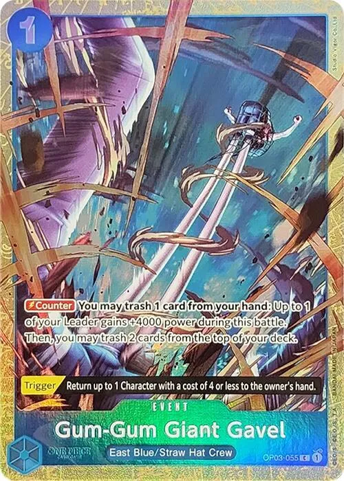 Gum-Gum Giant Gavel (Premium Card Collection -Best Selection Vol. 2-) — One Piece Promotion Cards — One Piece Card Game