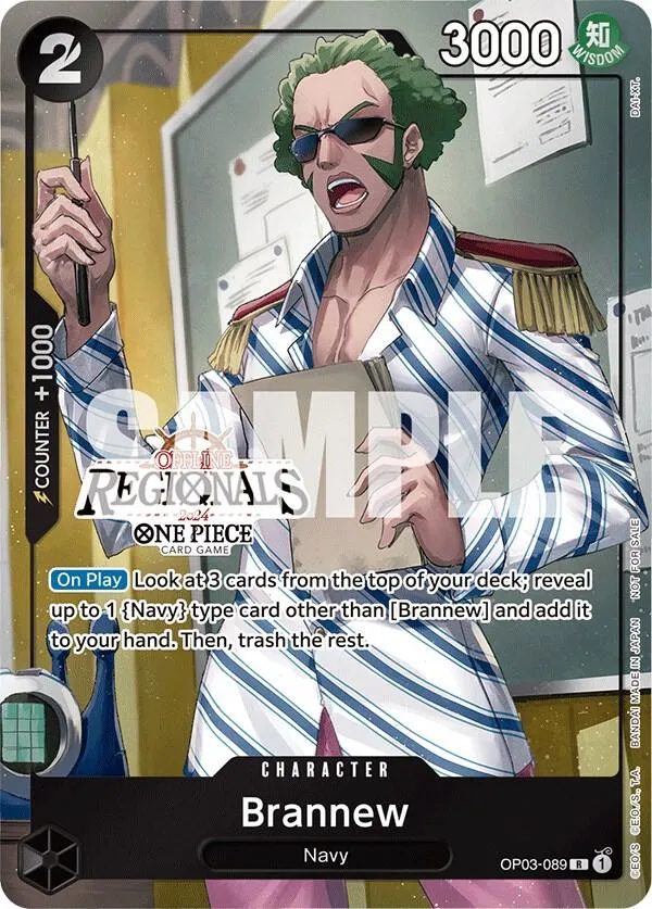 Brannew (Offline Regional 2024) [Participant] — One Piece Promotion Cards — One Piece Card Game