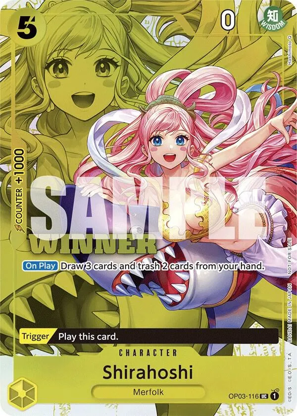 Shirahoshi (Winner Pack Vol. 6) — One Piece Promotion Cards — One Piece Card Game