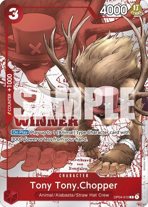 Tony Tony.Chopper (Winner Pack 2024 Oct.-Dec.) — One Piece Promotion Cards — One Piece Card Game