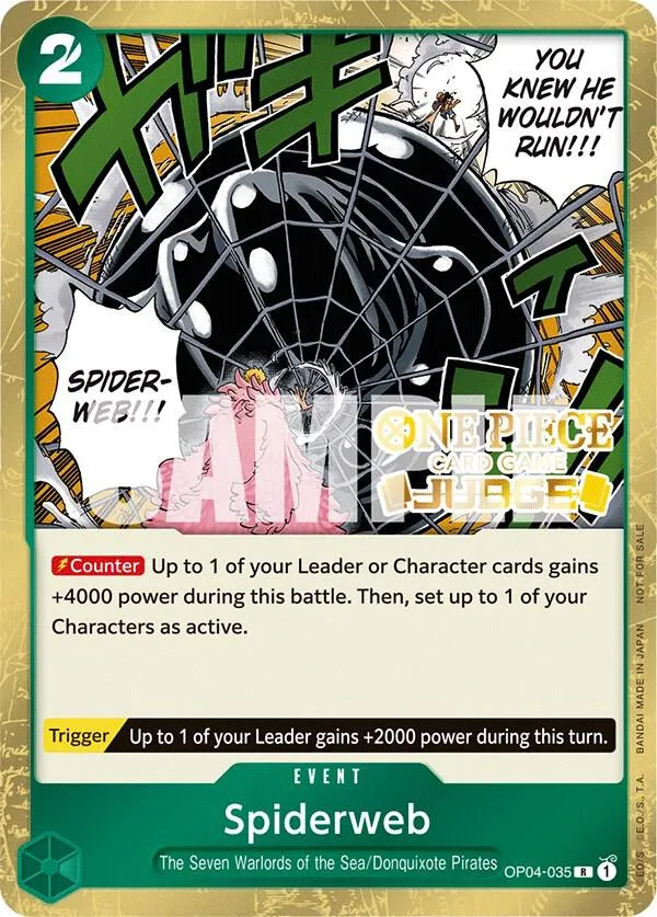 Spiderweb (Judge Pack Vol. 3) — One Piece Promotion Cards — One Piece Card Game