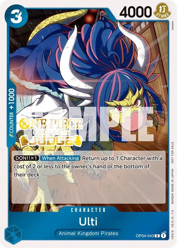 Ulti (Judge Pack Vol. 3) — One Piece Promotion Cards — One Piece Card Game