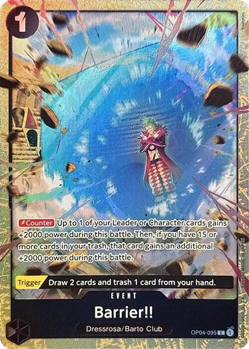 Barrier!! (Premium Card Collection -Best Selection Vol. 2-) — One Piece Promotion Cards — One Piece Card Game