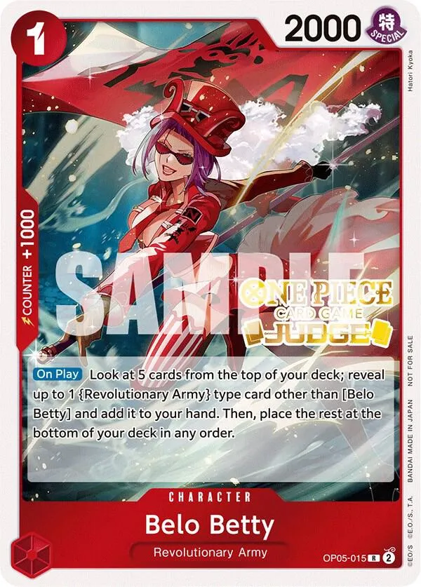 Belo Betty (Judge Pack Vol. 3) — One Piece Promotion Cards — One Piece Card Game