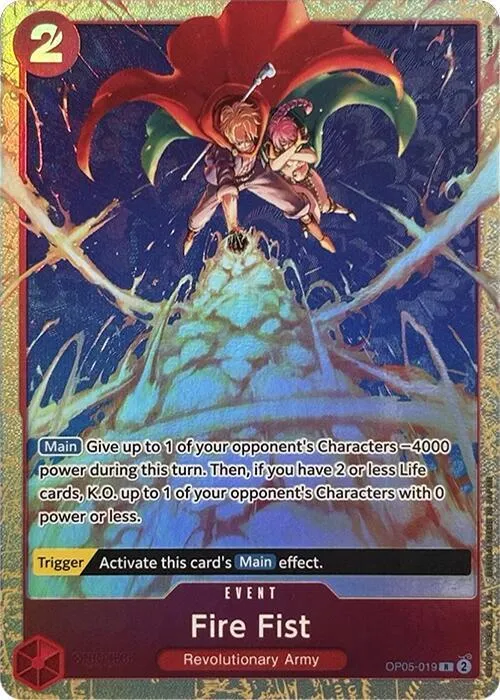 Fire Fist (Premium Card Collection -Best Selection Vol. 2-) — One Piece Promotion Cards — One Piece Card Game