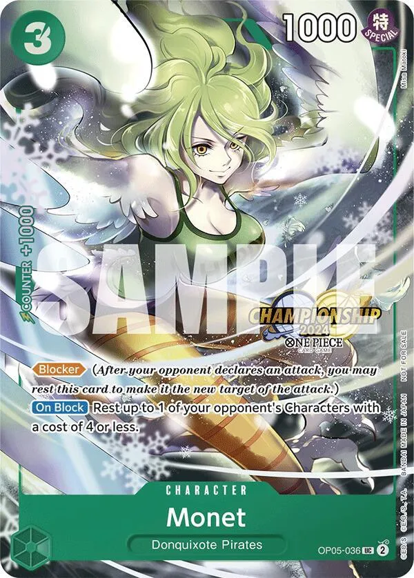 Monet (CS 2024 Event Pack) — One Piece Promotion Cards — One Piece Card Game