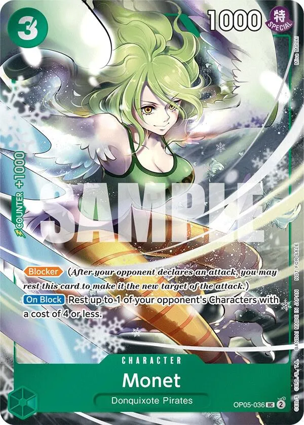 Monet (Event Pack Vol. 3) — One Piece Promotion Cards — One Piece Card Game