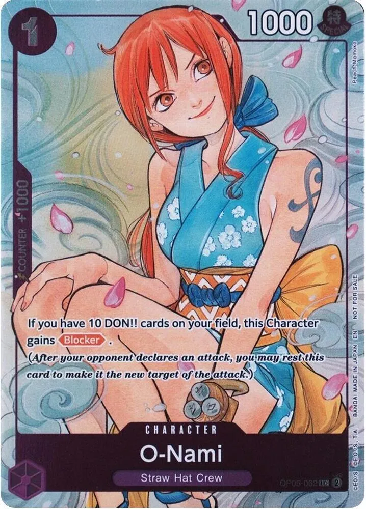 O-Nami (Dash Pack 2025) — One Piece Promotion Cards — One Piece Card Game