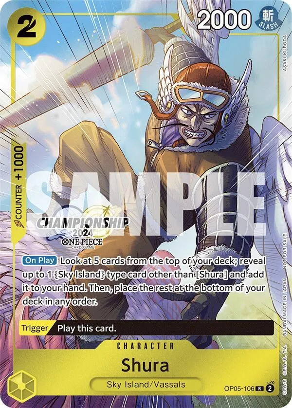 Shura (OP05-106) — One Piece Promotion Cards — One Piece Card Game