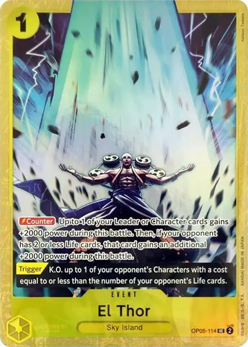 El Thor (Premium Card Collection -Best Selection Vol. 2-) — One Piece Promotion Cards — One Piece Card Game