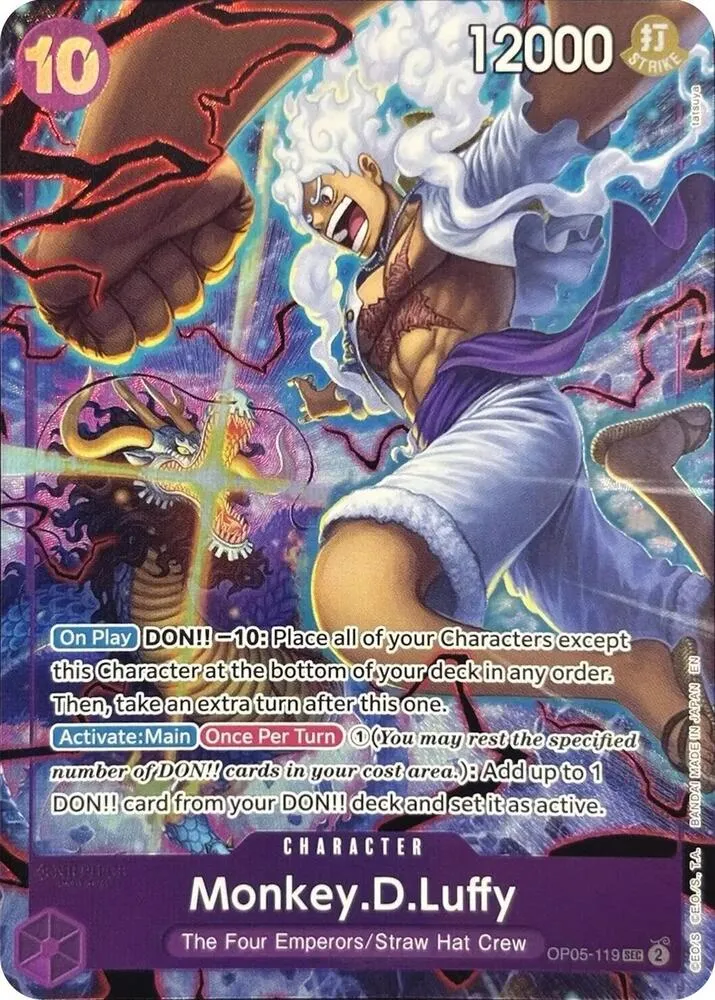 Monkey.D.Luffy (119) (English Version 2nd Anniversary Set) — One Piece Promotion Cards — One Piece Card Game