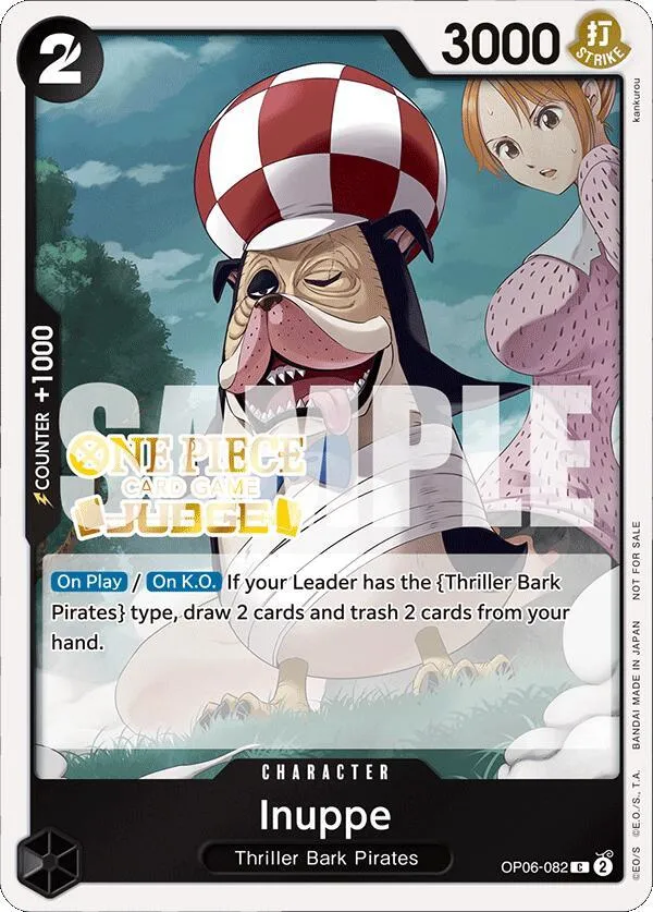 Inuppe (Judge Pack Vol. 4) — One Piece Promotion Cards — One Piece Card Game