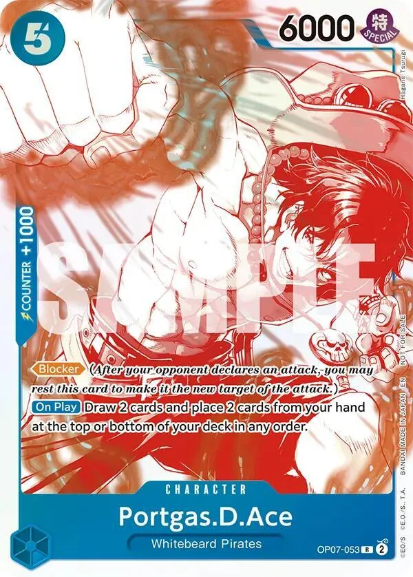 Portgas.D.Ace - OP07-053 (3rd Anniversary Treasure Campaign Pack) from One Piece Promotion Cards - One Piece Card Game