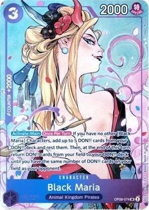 Black Maria (Dash Pack 2025) — One Piece Promotion Cards — One Piece Card Game