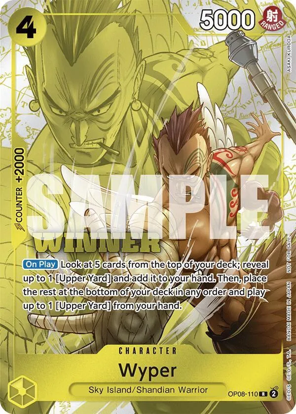 Wyper (Winner Pack 2025 Vol. 2) — One Piece Promotion Cards — One Piece Card Game