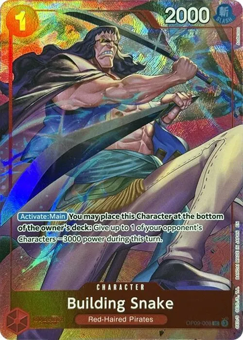 Building Snake (Premium Card Collection -Best Selection Vol. 4-) — One Piece Promotion Cards — One Piece Card Game