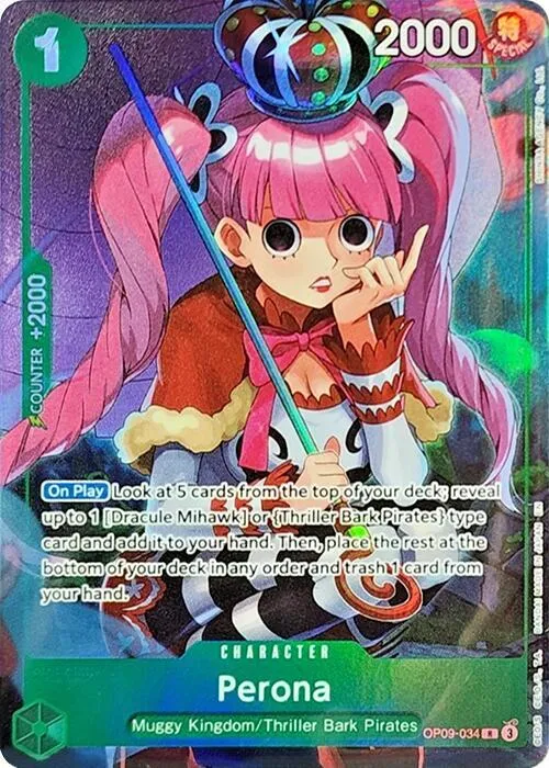 Perona (Illustration Box Vol.4) — One Piece Promotion Cards — One Piece Card Game