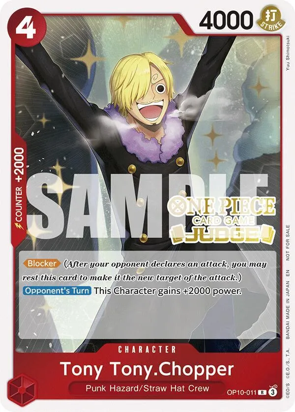 Tony Tony.Chopper (Judge Pack Vol. 6) — One Piece Promotion Cards — One Piece Card Game