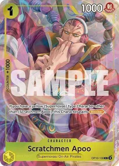 Scratchmen Apoo (Premium Card Collection -Best Selection Vol. 6-) — One Piece Promotion Cards — One Piece Card Game