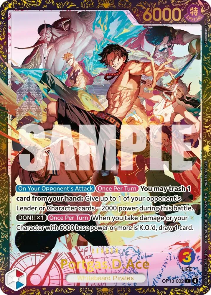 Portgas.D.Ace (Large Scale Extra Grand Battle 2026) — One Piece Promotion Cards — One Piece Card Game
