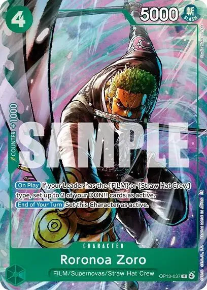 Roronoa Zoro (Premium Card Collection -Best Selection Vol. 6-) — One Piece Promotion Cards — One Piece Card Game