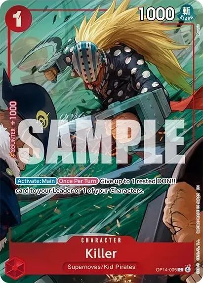 Killer (One Piece Card Game Illustration Box Vol. 8) — One Piece Promotion Cards — One Piece Card Game