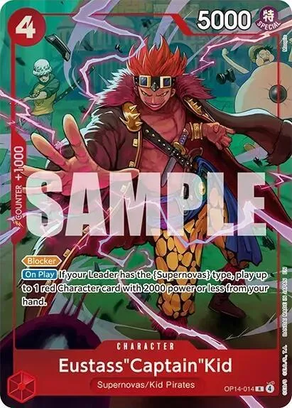 Eustass"Captain"Kid (One Piece Card Game Illustration Box Vol. 8) from One Piece Promotion Cards - One Piece Card Game
