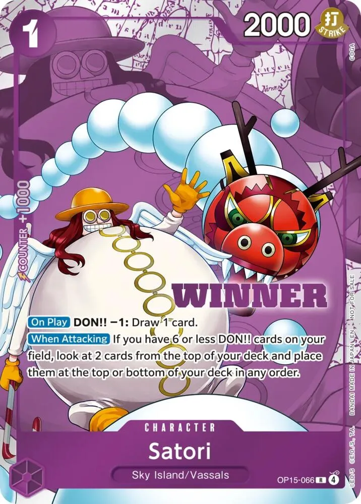Satori (Winner Pack 2026 Vol. 4) — One Piece Promotion Cards — One Piece Card Game