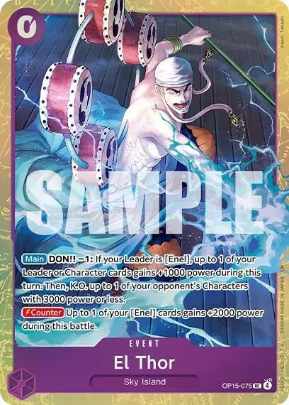 El Thor (Premium Card Collection -Best Selection Vol. 6-) — One Piece Promotion Cards — One Piece Card Game