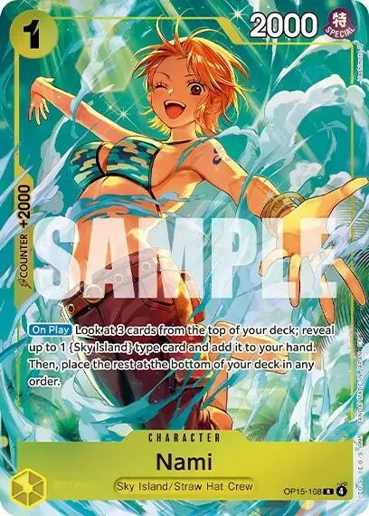 Nami (Premium Card Collection -Best Selection Vol. 6-) — One Piece Promotion Cards — One Piece Card Game