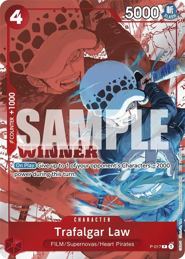 Trafalgar Law (Winner Pack Vol. 7) — One Piece Promotion Cards — One Piece Card Game