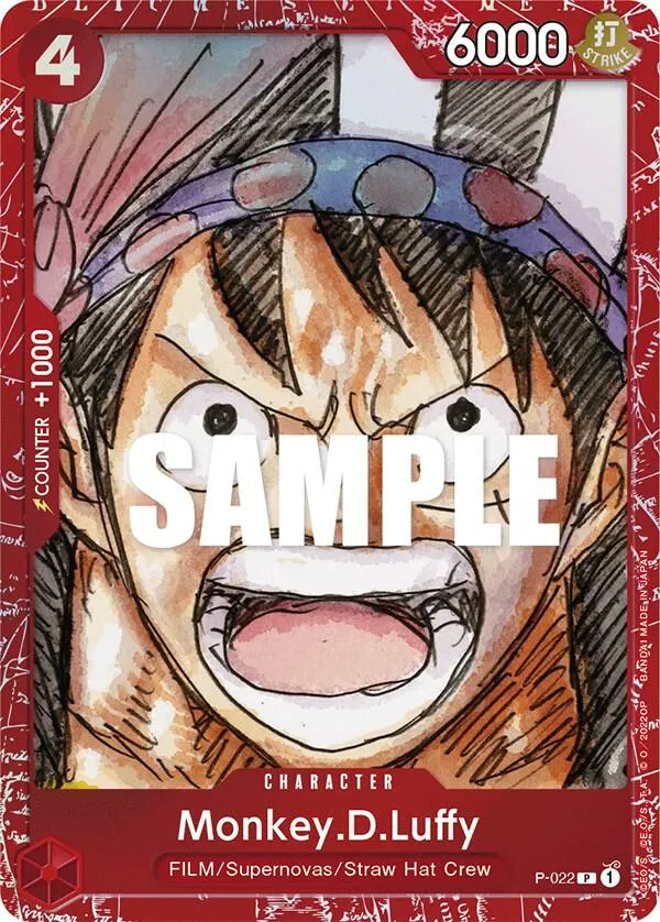 Monkey.D.Luffy (Premium Card Collection -ONE PIECE FILM RED Edition-) — One Piece Promotion Cards — One Piece Card Game