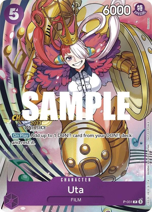 Uta (CS 2023 Event Pack) — One Piece Promotion Cards — One Piece Card Game