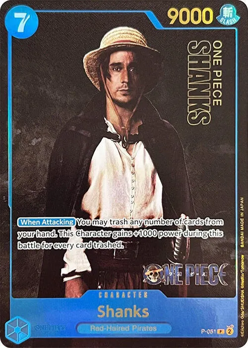 Shanks (Premium Card Collection -Live Action Edition-) — One Piece Promotion Cards — One Piece Card Game