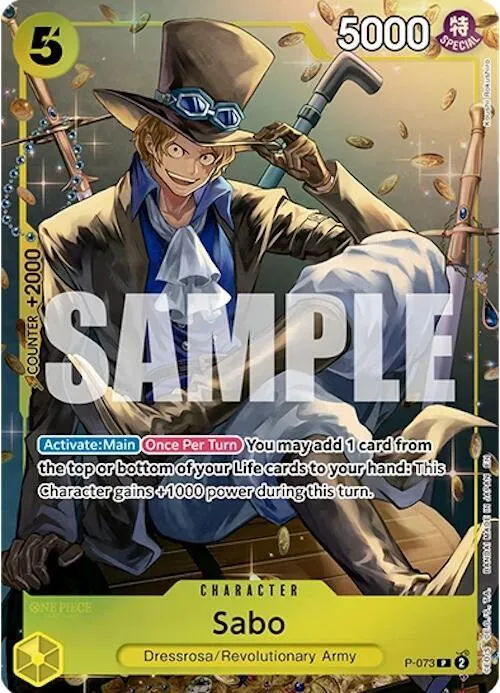 Sabo (Tin Pack Set Vol. 2) — One Piece Promotion Cards — One Piece Card Game