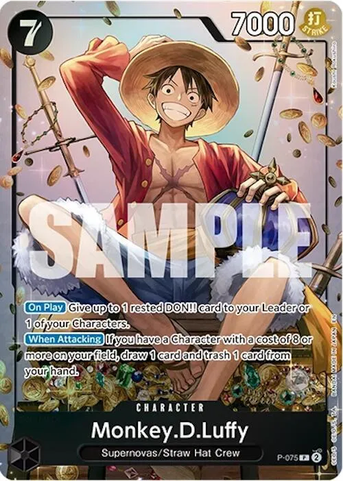 Monkey.D.Luffy (Tin Pack Set Vol. 2) — One Piece Promotion Cards — One Piece Card Game