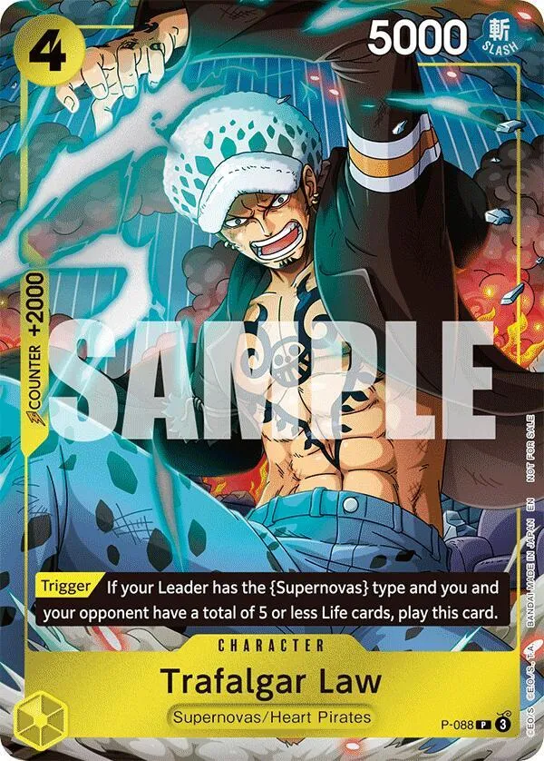 Trafalgar Law (Event Pack Vol. 7) — One Piece Promotion Cards — One Piece Card Game