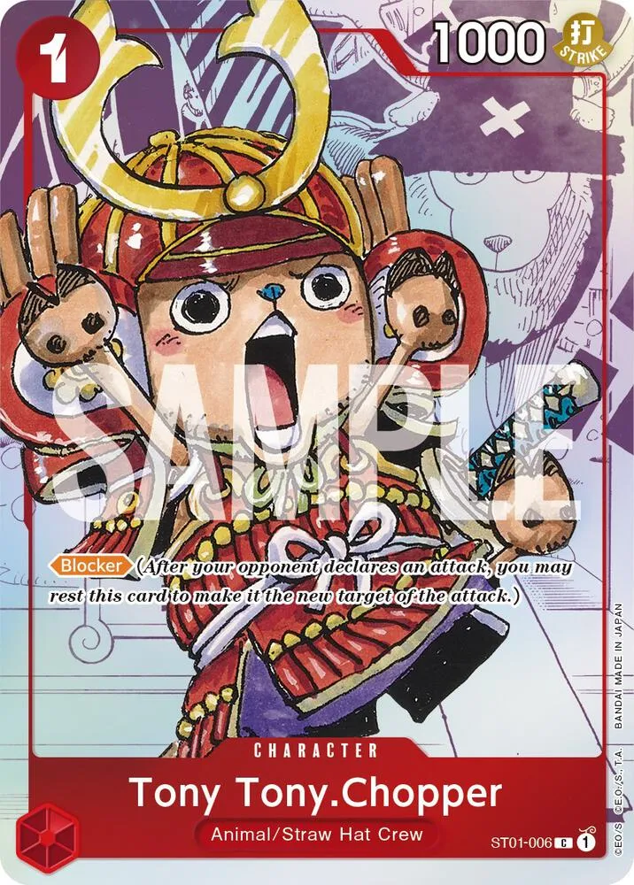 Tony Tony.Chopper - ST01-006 (Alternate Art) — One Piece Promotion Cards — One Piece Card Game