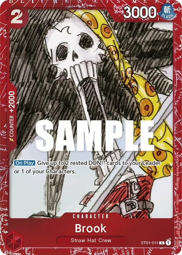Brook (Premium Card Collection -ONE PIECE FILM RED Edition-) — One Piece Promotion Cards — One Piece Card Game