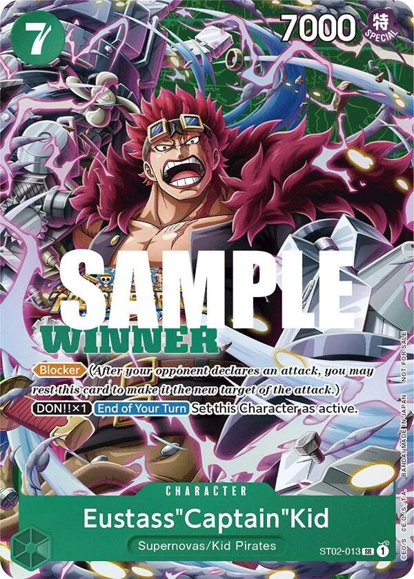 Eustass"Captain"Kid (Winner Pack Vol. 5) — One Piece Promotion Cards — One Piece Card Game