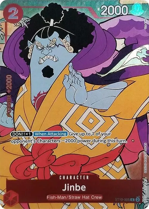 Jinbe (English Version 1st Anniversary Set) — One Piece Promotion Cards — One Piece Card Game