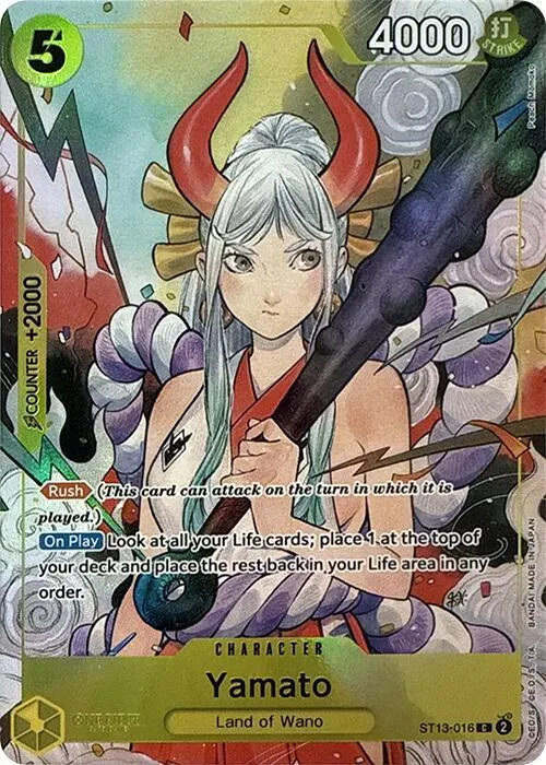 Yamato (Illustration Box Vol.2) (Textured) — One Piece Promotion Cards — One Piece Card Game