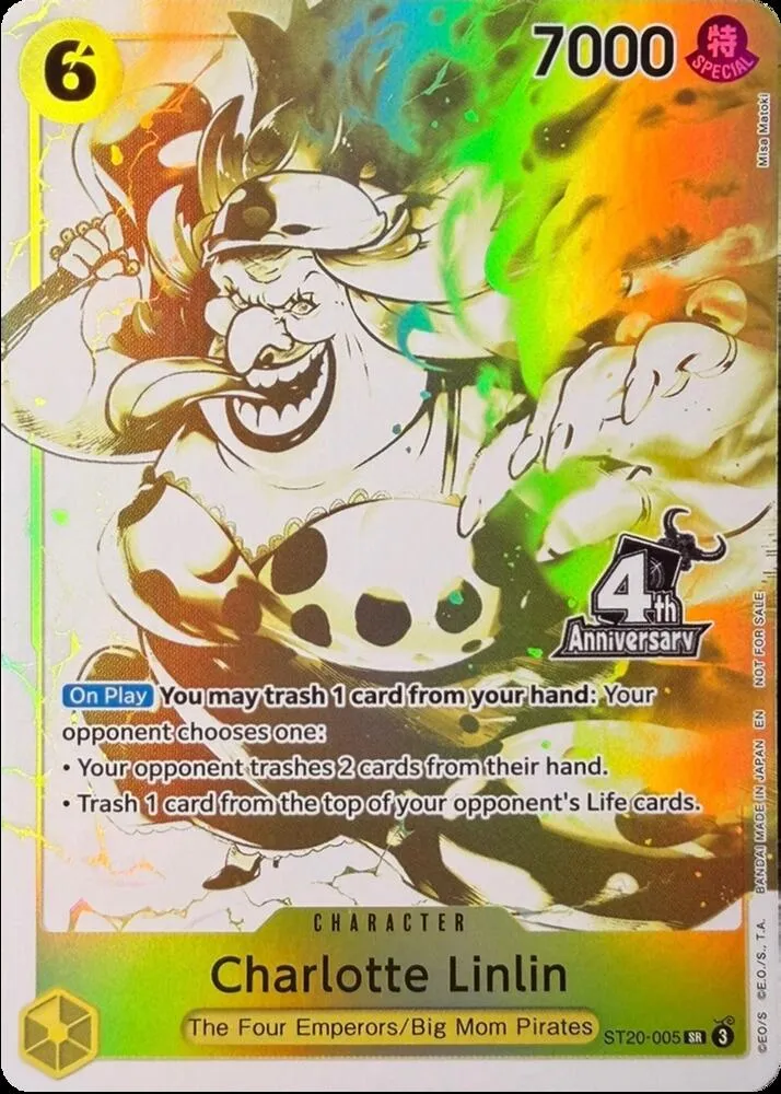 Charlotte Linlin (4th Anniversary Treasure Campaign Pack) — One Piece Promotion Cards — One Piece Card Game
