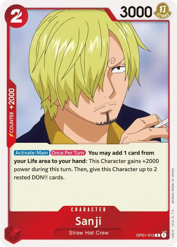 Sanji — Romance Dawn — One Piece Card Game