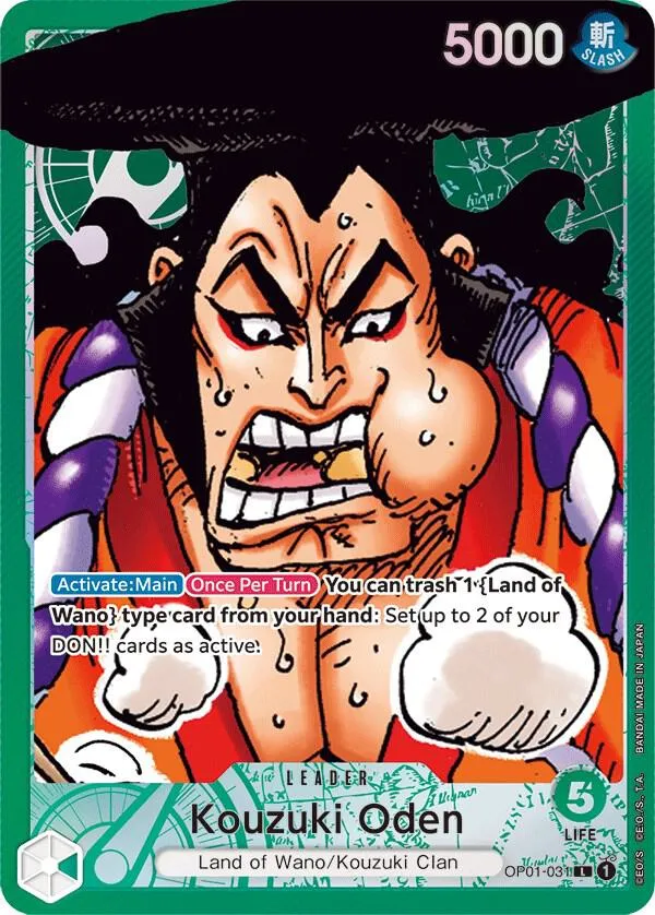 Kouzuki Oden (Parallel) — Romance Dawn — One Piece Card Game