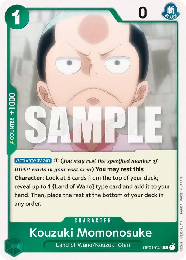 Kouzuki Momonosuke — Romance Dawn — One Piece Card Game