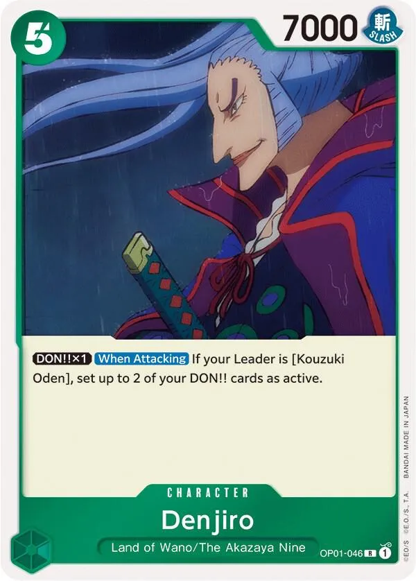 Denjiro — Romance Dawn — One Piece Card Game