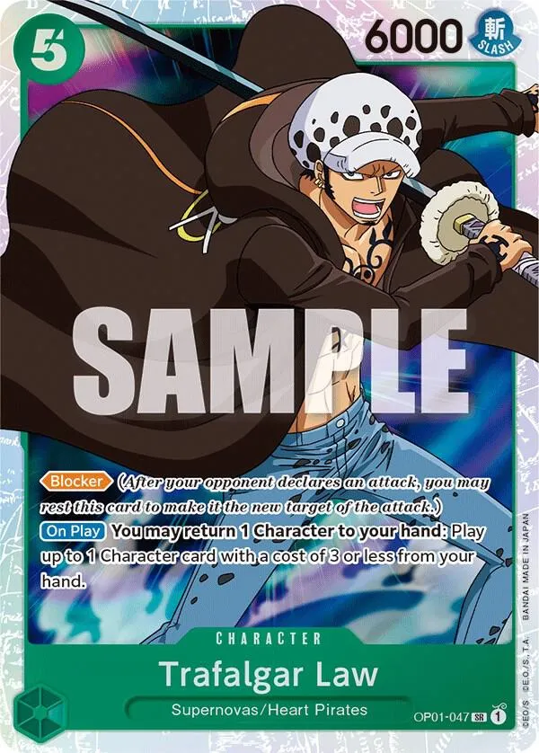 Trafalgar Law (047) — Romance Dawn — One Piece Card Game