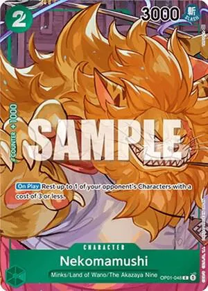 Nekomamushi (Box Topper) — Romance Dawn — One Piece Card Game