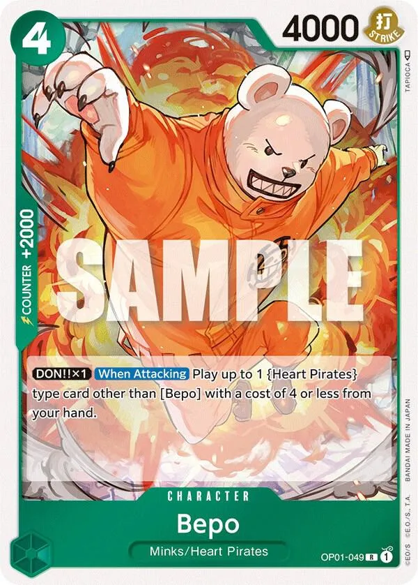 Bepo — Romance Dawn — One Piece Card Game